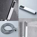 GobekUsa Chrome Bathtub Faucet Mixer with Hand Shower Waterfall Spout