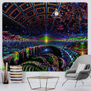 GobekUsa Bohemian Tapestry: Psychedelic Home Decoration Art, Large Size for Yoga Mat or Sofa