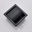 GobekUsa Bathroom Paper Holder Matte Black/Chrome Wall-Mounted Towel Rack & Roll Paper Box