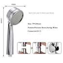 GobekUsa High Pressure Shower Head Water Saving Massage Nozzle Handheld Shower Head