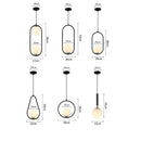 GobekUsa Glass Ball Pendant Lights | Modern Nordic LED Hanging Lamp for Dining and Bar
