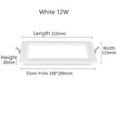 GobekUsa LED Panel Lamp: Ultra-thin Anti-Fog Recessed Ceiling Downlight for Bathroom, Corridor, Industrial Lighting