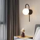 GobekUsa Glass Gold LED Wall Lamp for Chic Indoor Lighting