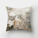 GobekUsa Butterfly Flower Pillow Case: Colorful Animal Landscape Sofa Cushion Cover