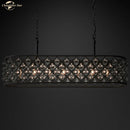 GobekUsa Glass Drop Chandelier Pendant Lights for Living Dining Room