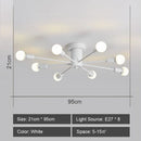 GobekUsa LED Metal Chandeliers for Living Room - Stylish Ceiling Light for Home Decor