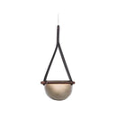GobekUsa Handmade Leather Glass Pendant Lamp for Room Restaurant Bedside - Modern Style