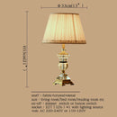 GobekUsa Crystal Table Lamps - Modern Luxury Desk Lights for Home and Hospitality