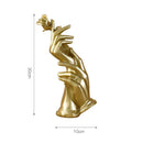 GobekUsa Gold Resin Sculpture | Nordic Luxury Technology Decor for Home & Office