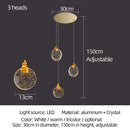 GobekUsa Attic Crystal Chandelier for Living Room Dining Room Stair Lamp