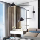 GobekUsa Black Serge Mouille Wall Lamp: Nordic Design, Creative Living Room Decor