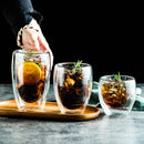 GobekUsa Double Wall Glass Cup - Versatile Drinkware for Parties