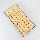 GobekUsa Bath Flower Set: 50 Artificial Soap Flowers for Home Decor, Weddings, DIY Crafts