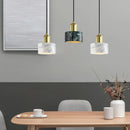 GobekUsa Green Marble Pendant Light: Luxury Hanging Lamp for Dining Room, Bedside, Hotel.