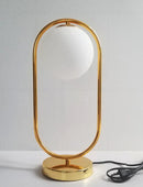 GobekUsa Glass Ball LED Desk Lamp Nordic Design for Bedroom Living Room Reading