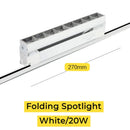 GobekUsa LED Track Lamps: Modern 20/30W Ceiling Rail Floodlight for Living Room, Store Lighting