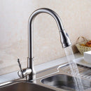 GobekUsa Gold Kitchen Faucet Pull Out Swivel Water Mixer Tap Single Handle Sink