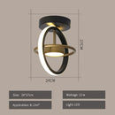 GobekUsa LED Ceiling Light Chandelier for Home Living Room Bedroom Dining Decor, Gold/Black Fixtures