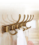 GobekUsa Antique Bronze Carved Robe Hook Towel Hanger for Bathroom and Kitchen