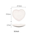 GobekUsa Ceramic White Glaze Dinnerware Set