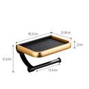 GobekUsa Black Tissue Paper Holder with Phone Stand - Toilet Roll Rack & Storage Box