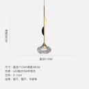 GobekUsa Bubble Crystal Pendant Light: Modern Kitchen Dining Room Hanging Lamp for Home Decor