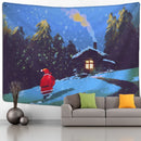 GobekUsa Camel Starlight Oil Painting Tapestry Wall Hanging - Christmas Boho Psychedelic Home Decor