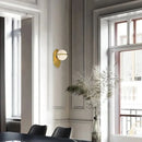 GobekUsa Glass Ball Gold Wall Light Sconce | Modern Nordic Bedside Indoor Lamp