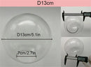 GobekUsa Clear Glass Lamp Shade Round Light Cover Replacement - D13cm to D25cm