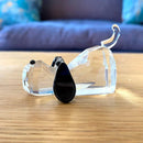 GobekUsa Crystal Puppy Dog Glass Animal Figurine Collectible Home Decor Gift