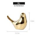 GobekUsa Gold Camel Ceramic Figurines, Bird Ornaments, Home Decor Accessories