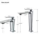 GobekUsa Black Brass Bathroom Sink Faucet, Hot Cold Water Mixer, Single Handle Deck Mount