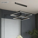 GobekUsa LED Chandelier: Modern Aluminum Luster Lamps for Bedroom, Hall, Dining, Living Room