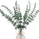 GobekUsa Eucalyptus Greenery Stems: 8pcs for Home Decor, Weddings, & Parties