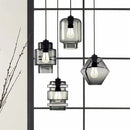 GobekUsa Geometric Glass Pendant Light Collection: Modern Crystalline Pendant Series