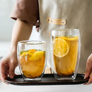 GobekUsa Double Wall Glass Cup - Versatile Drinkware for Parties