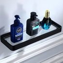 GobekUsa Aluminum Black Bathroom Hardware Set: Towel Holder, Paper Holder, Corner Shelf, Towel Rack, Toilet Brush Holder