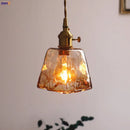 GobekUsa Glass Copper Pendant Lights for Dinning Living Room Decor