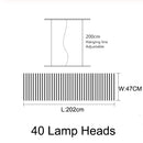 GobekUsa LED Chandelier: Modern Nordic Loft Hanging Light for Living Room, Restaurant, Bar