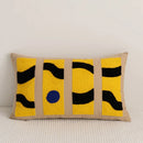 GobekUsa Embroidery Pillow Cover 45x45cm/30x50cm Abstract Pattern for Home Decor