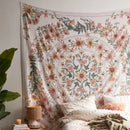 GobekUsa Bohemian Mandala Flower Tapestry Wall Hanging for Living Room Bedroom Decor