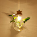GobekUsa Botanical Glass Bottle Pendant Light for Home and Commercial Spaces