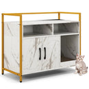 Hidden Cat Washroom with Double Doors and Scratch Cardboard by LJGDeals
