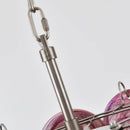Pink Disc Murano Chandelier