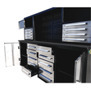 7 ft Garage Workbench Cabinet (18 Drawers & 4 Cabinets & Pegboard)