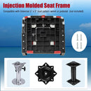 High Back Folding Boat Seat Set with Sponge Cushion-1 Piece by LJGDeals
