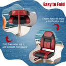 High Back Folding Boat Seat Set with Sponge Cushion-1 Piece by LJGDeals