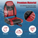 High Back Folding Boat Seat Set with Sponge Cushion-1 Piece by LJGDeals