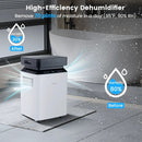 70/90 Pint 4500/6000 Sq. Ft Dehumidifier with Continuous and Auto Mode by LJGDeals
