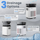 70/90 Pint 4500/6000 Sq. Ft Dehumidifier with Continuous and Auto Mode by LJGDeals